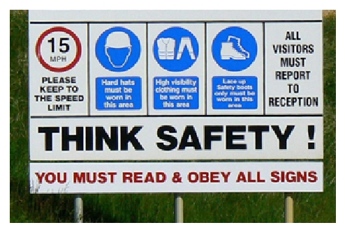 Health and Safety signs